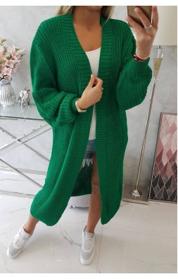 Pletený sveter zelený 