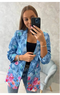 Elegantné sako modré