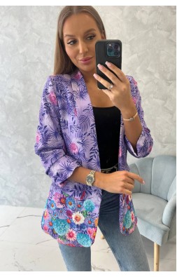 Elegantné sako fialové